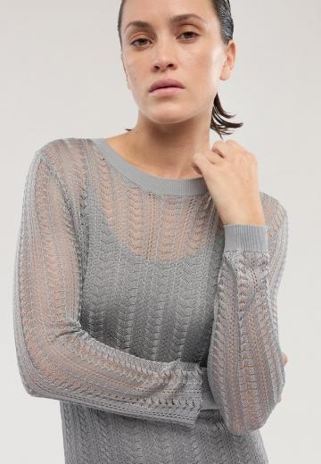 Вязаное платье