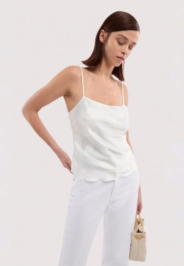 Атласная блузка