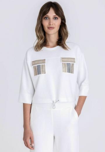 Майка с рукавом три четверти