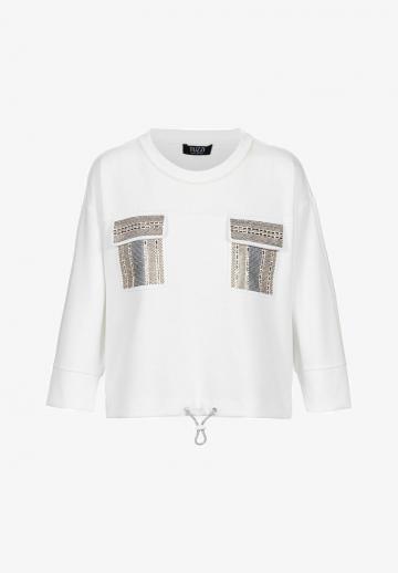 Майка с рукавом три четверти