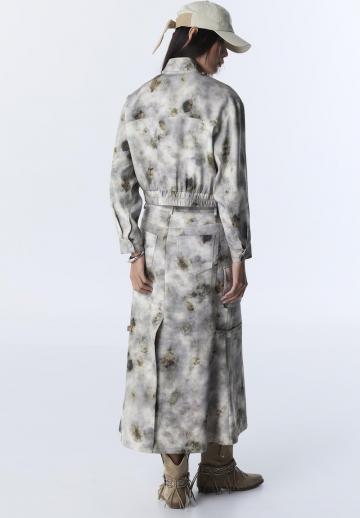 Юбка с накладными карманами