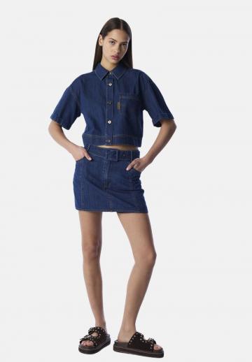 Джинсовая блузка