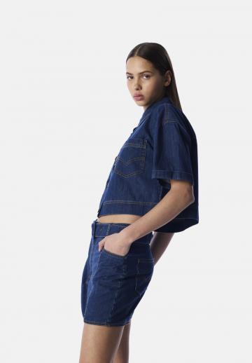 Джинсовая блузка