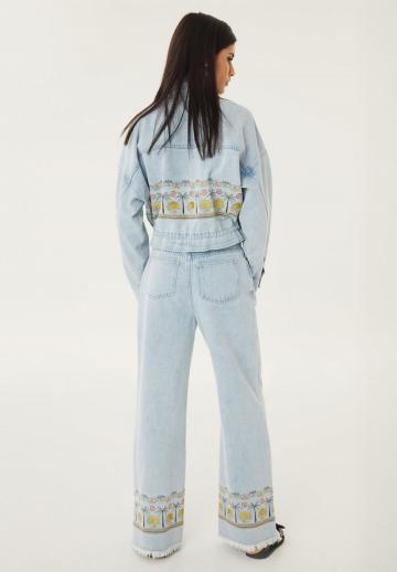 Джинсовая жилетка