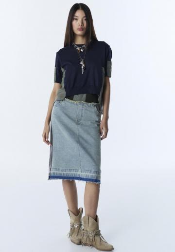 Джинсовая юбка