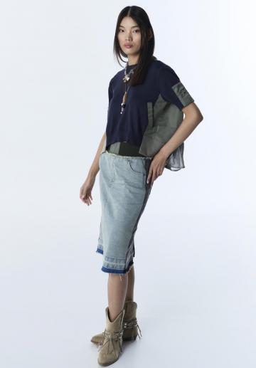 Джинсовая юбка