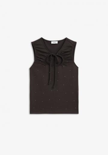 Блузка без рукавов