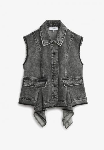 Джинсовая жилетка