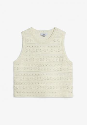 Пуловер без рукавов