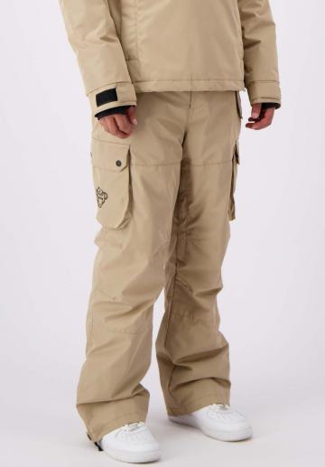 Брюки с накладными карманами