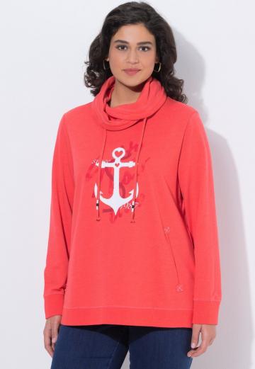 Пуловер с капюшоном