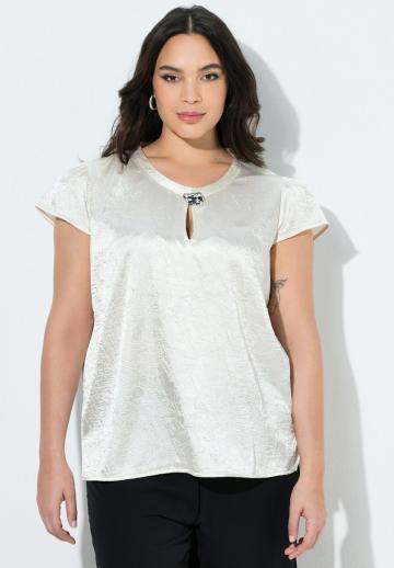 Атласная блузка