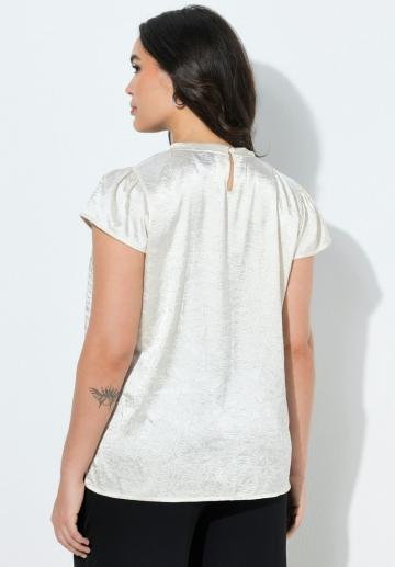 Атласная блузка