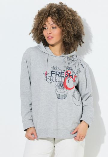 Пуловер с капюшоном