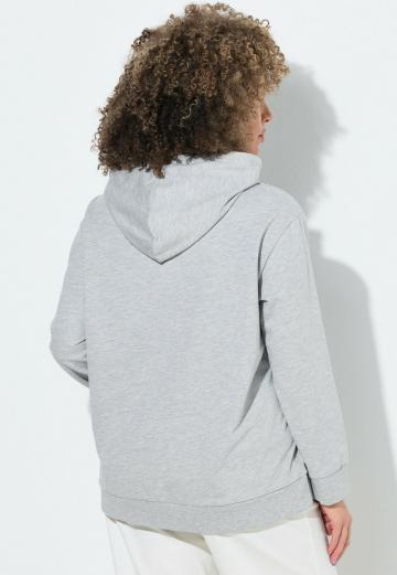 Пуловер с капюшоном