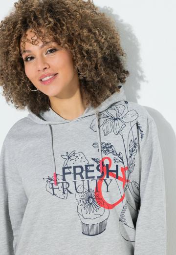 Пуловер с капюшоном