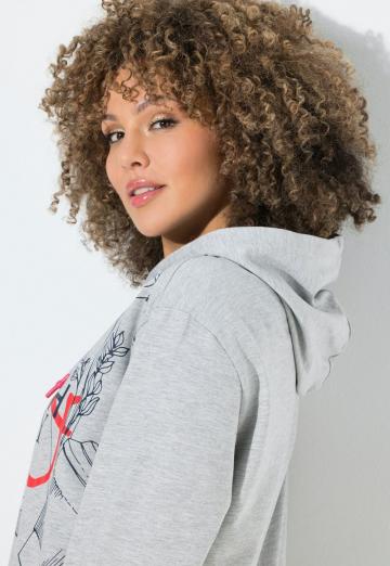 Пуловер с капюшоном