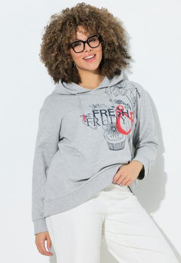 Пуловер с капюшоном