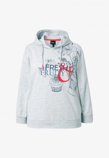 Пуловер с капюшоном