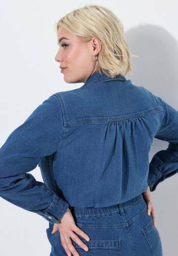 Джинсовый комбинезон