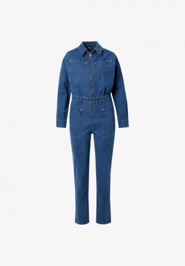 Джинсовый комбинезон