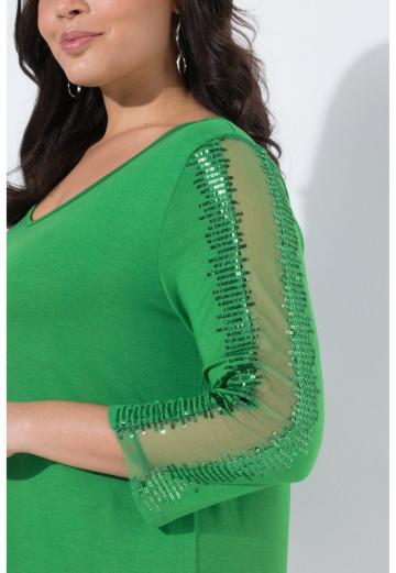 Майка с рукавом три четверти