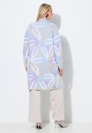 Жаккардовая вязаная кофта