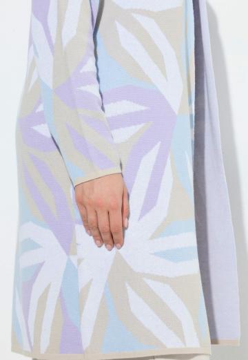 Жаккардовая вязаная кофта