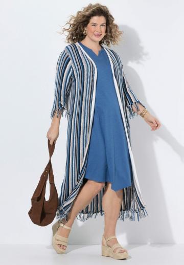 Длинный кардиган