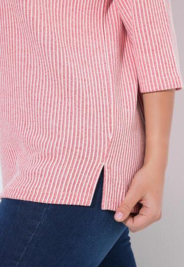 Пуловер с рукавом три четверти