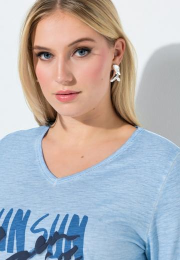 Майка с рукавом три четверти