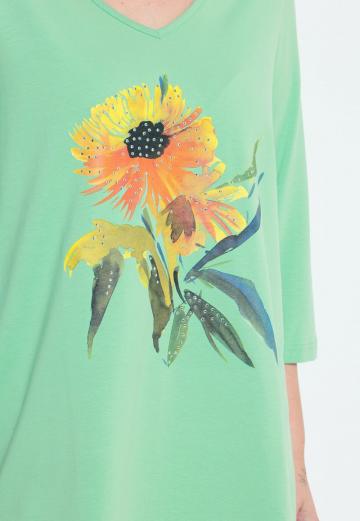 Майка с рукавом три четверти