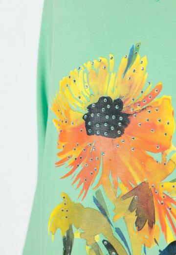 Майка с рукавом три четверти