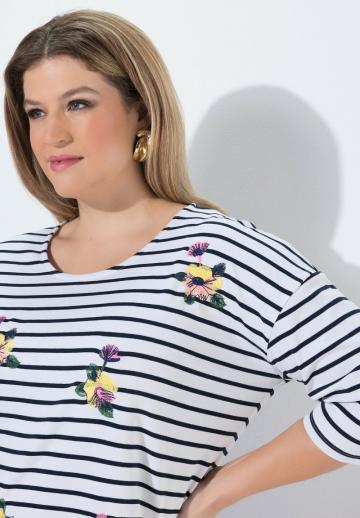 Майка с рукавом три четверти