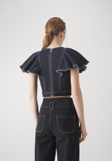 Джинсовая блузка