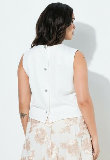 Блузка без рукавов