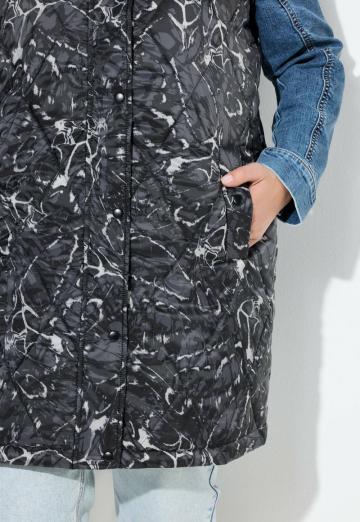 Длинный жилет