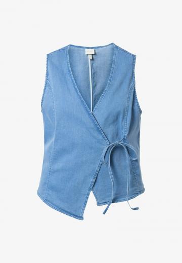 Джинсовая жилетка