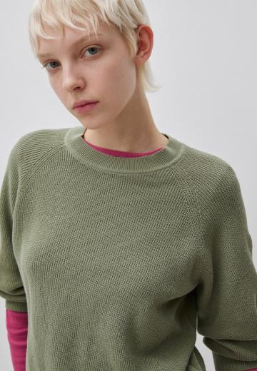 Пуловер с рукавом три четверти