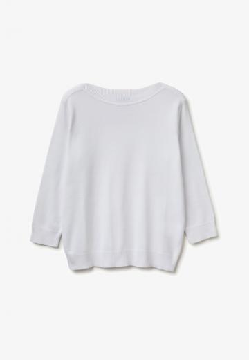 Пуловер с рукавом три четверти