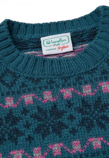 Пуловер с коротким рукавом