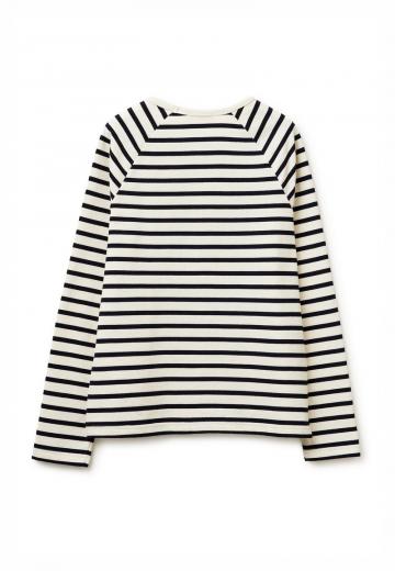 Пуловер в полоску