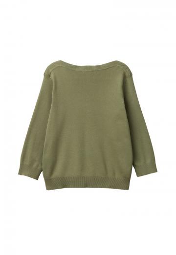 Пуловер с рукавом три четверти