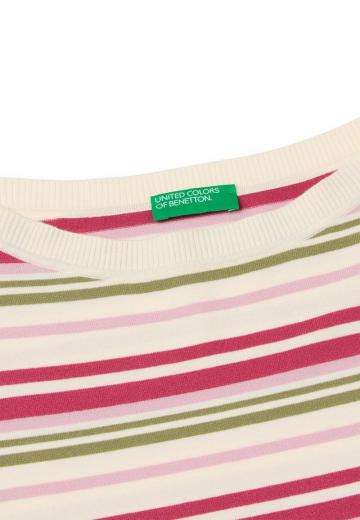 Пуловер в полоску