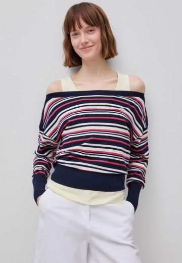 Пуловер в полоску