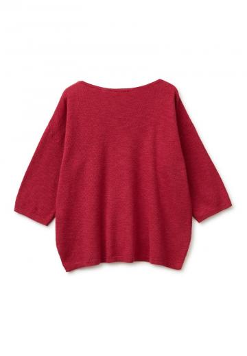 Пуловер с рукавом три четверти