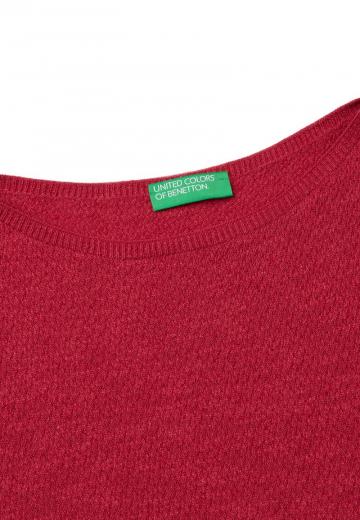 Пуловер с рукавом три четверти