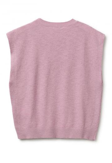 Вязаный жилет