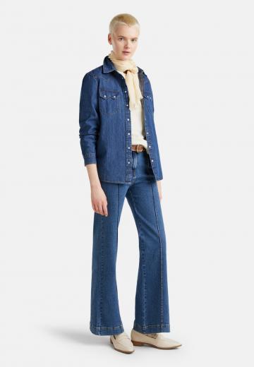 Джинсовая блузка