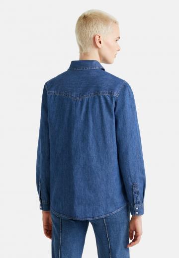 Джинсовая блузка